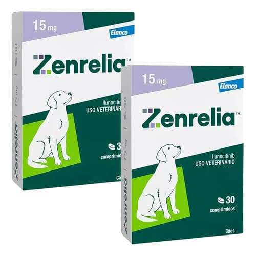 Kit Zenrelia 15mg Dermatologico para Cães com 2Un - Elanco