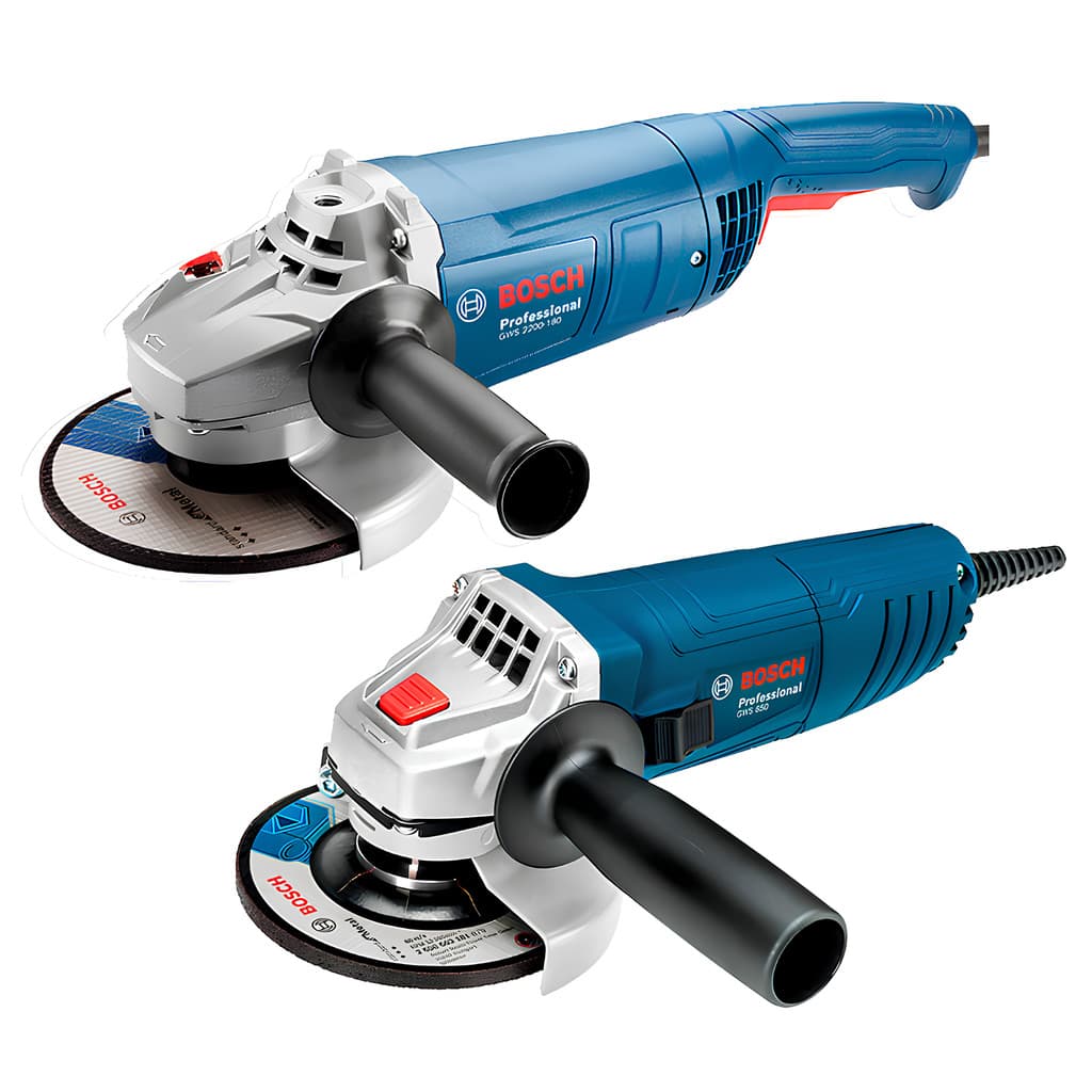 Combo Esmerilhadeira Gws 2200W + Esmerilhadeira 850W Bosch