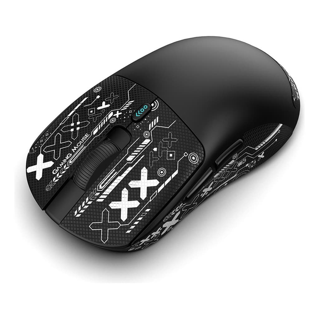Mouse Gamer Sem Fio 2.4g Bluetooth Tri Mode 18000 Dpi Paw3311 Fire Phoenix Bk-r1x
