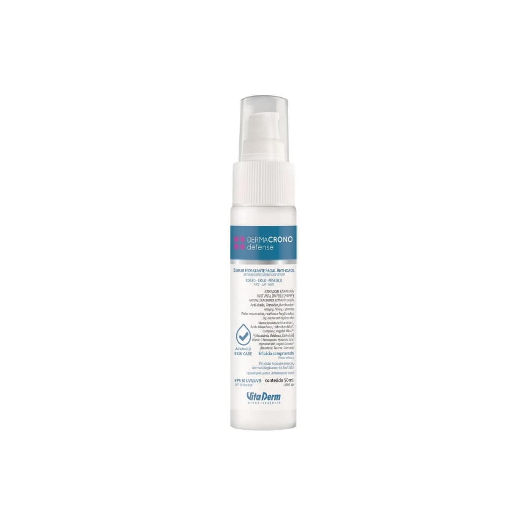 SERUM HIDRATANTE FACIAL ANTI IDADE DERMACRONO DEFENSE 50G