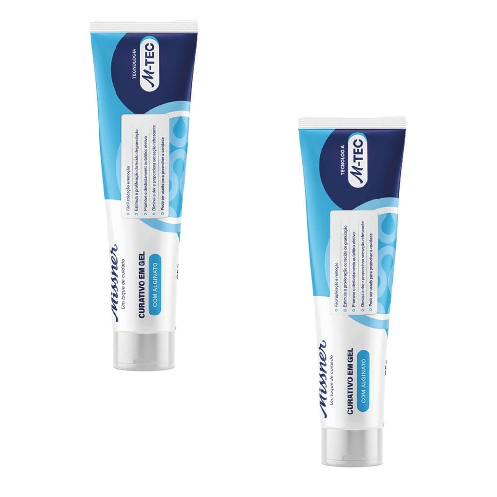 Kit 2 Curativo Em Gel Com Alginato 85g M-tec - Missner