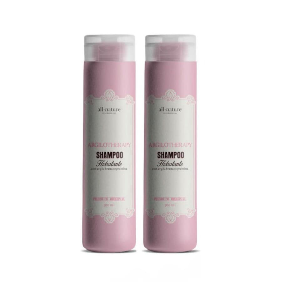 Kit All Nature Shampoo Hidratante Argilotherapy 300ml