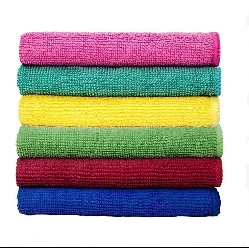 Kit Panos De Limpeza Microfibra Super Absorvente Multiuso Não Solta Fiapo Limpeza Doméstica e Automotiva de Carro