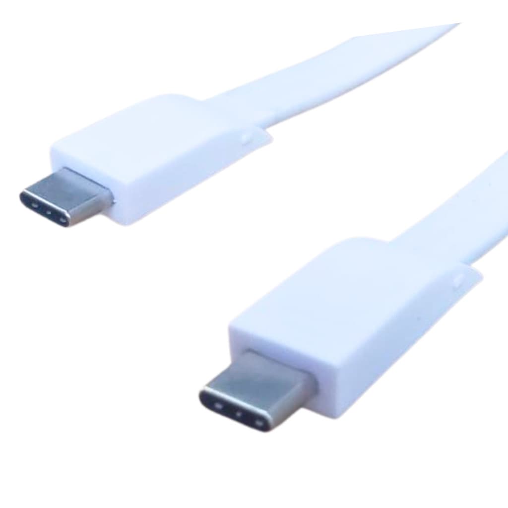 Cabo Usb C Para Usb C Flat Slim 60w Carregamento Rapido