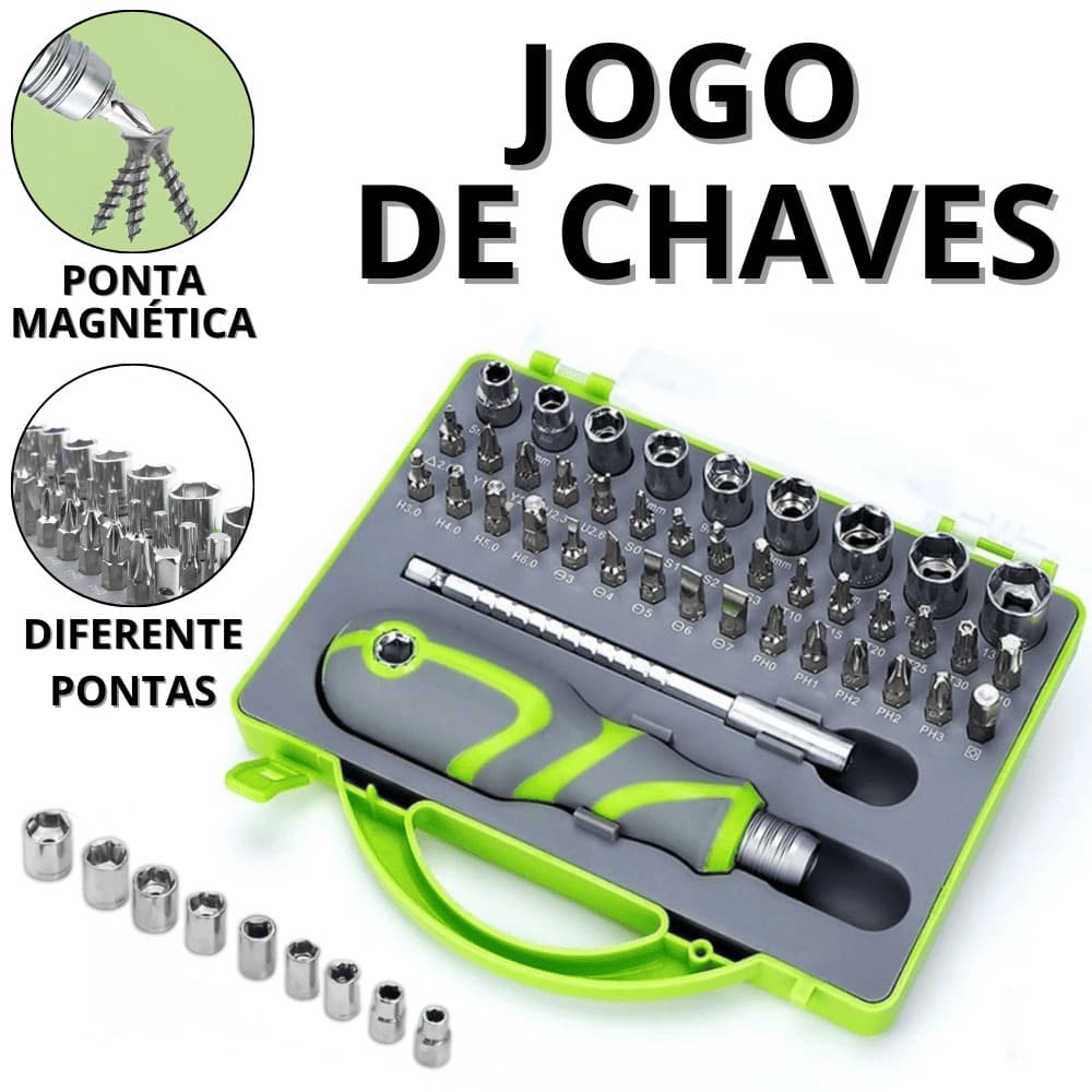Maleta De Ferramentas Completa Jogo De Chave Completo Kit Ferramenta Conjunto De Chaves