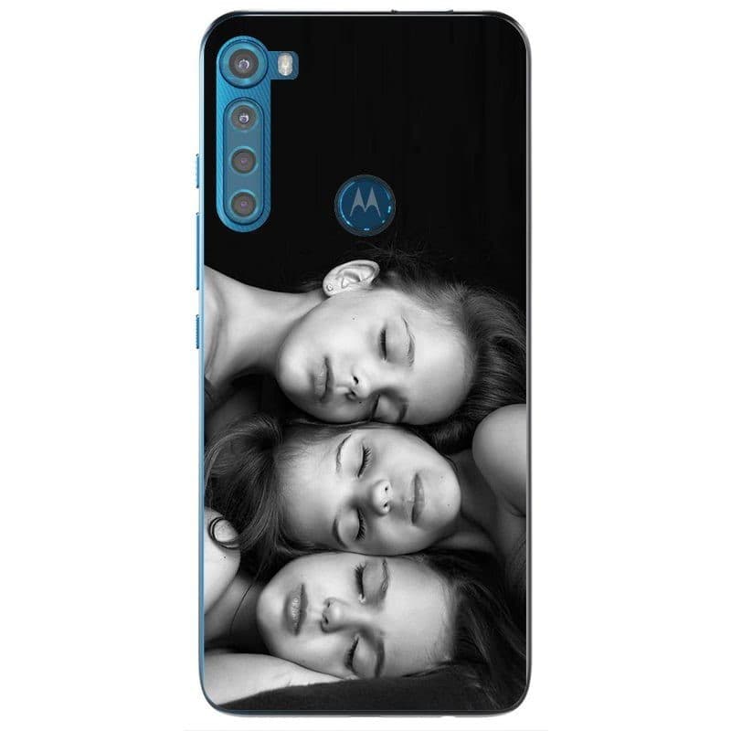 Capinha para Moto One Fusion Plus (Moto One Fusion +) Personalizada com foto-Anti Impacto