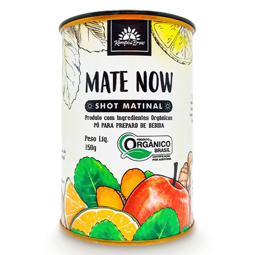 Shot Matinal Orgânico Mate Now 150g Kampo de Ervas