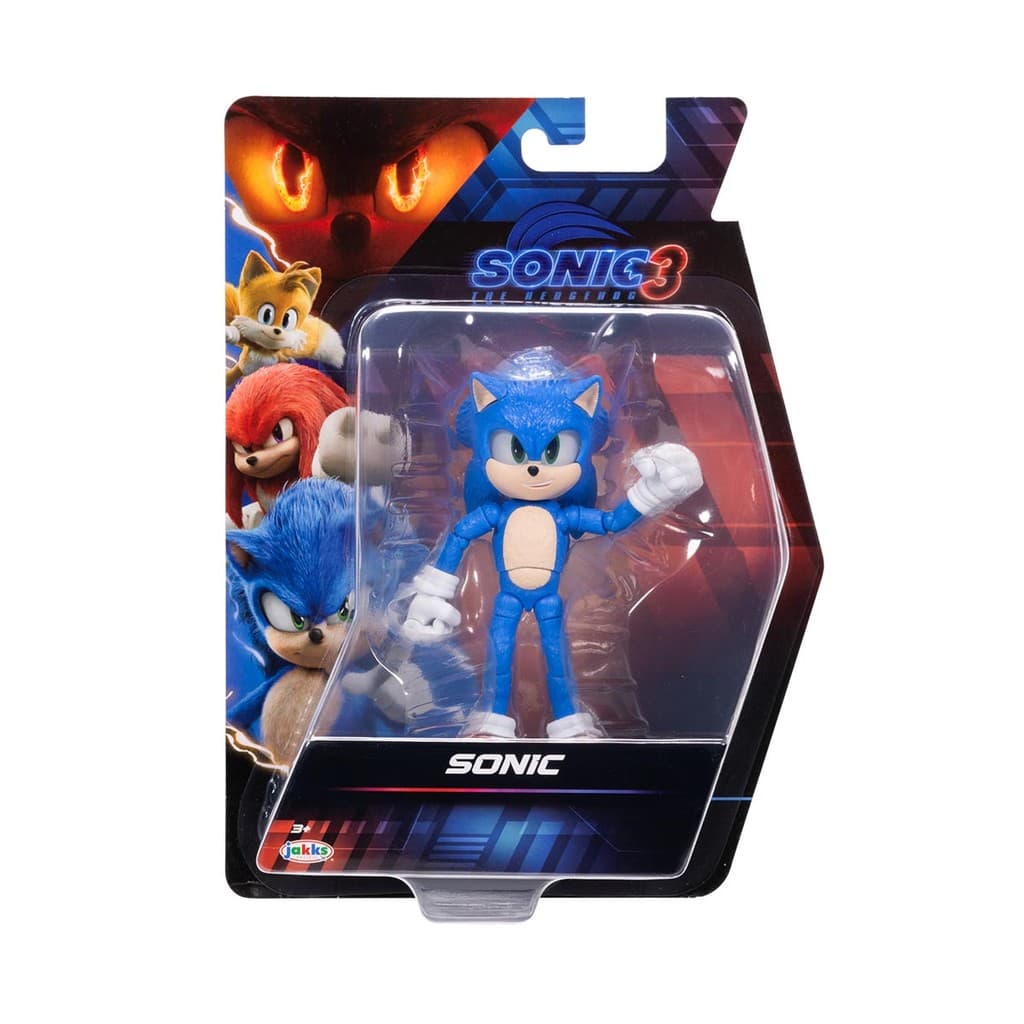 Boneco Articulado Sonic de 12cm - Sonic 3: O Filme