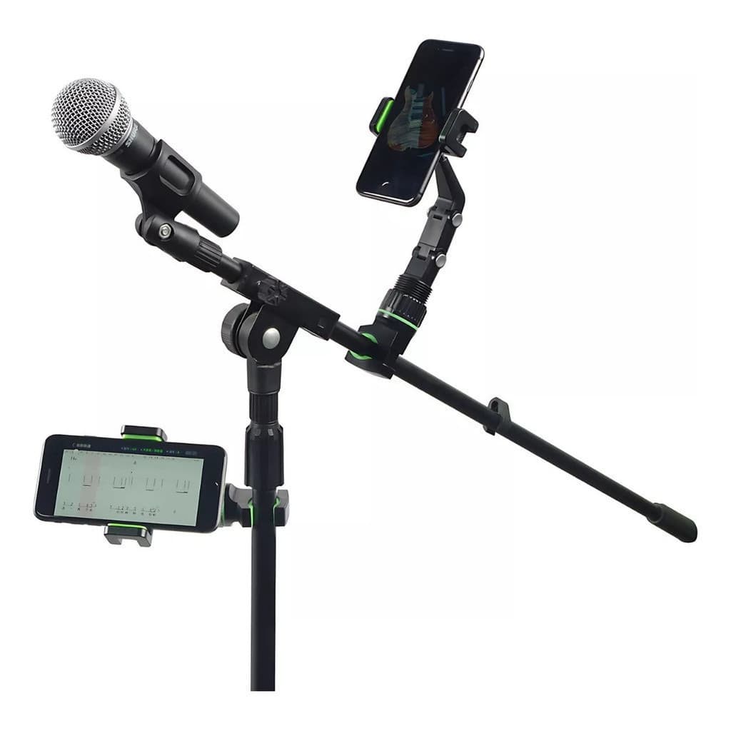 Suporte De Celular Clips para Pedestal Violão Partitura Microfone mesa retrovisor de carro