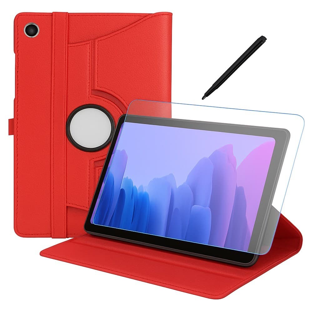Kit Capa Giratória Samsung Galaxy  8.7 + Película + Caneta Touch 