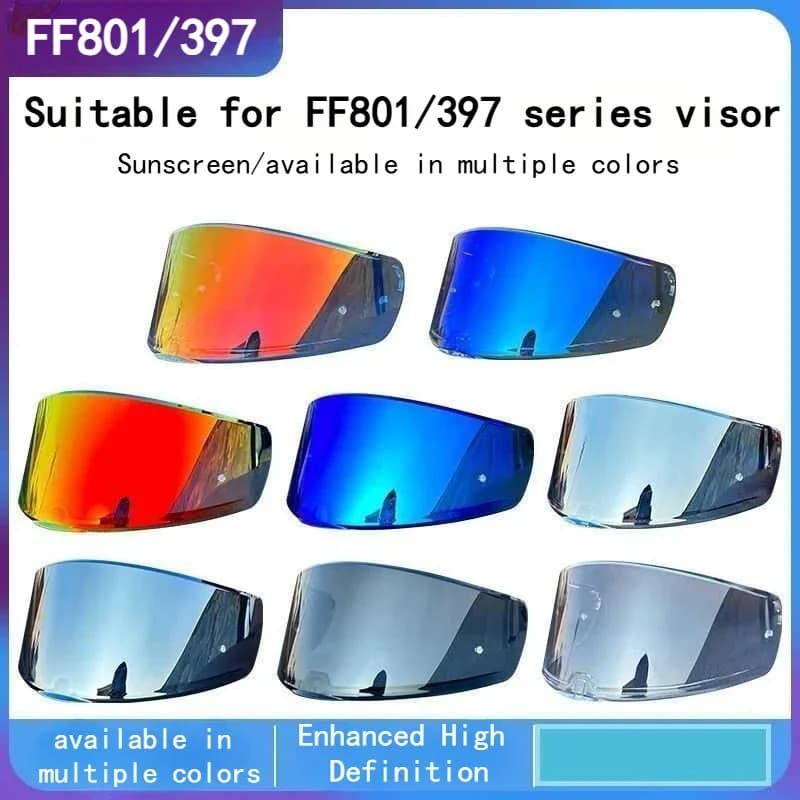 2026NEW Cachecolff801 Viseira Para LS2 FF397 FF801 Escudo De Capacete Facial Completo Anti-UV Casco Moto Acessórios De S