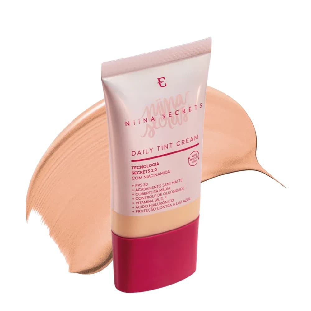 Kit 2 Base Líquida Cor 03 Niina Secrets Eudora Daily Tint 25ml