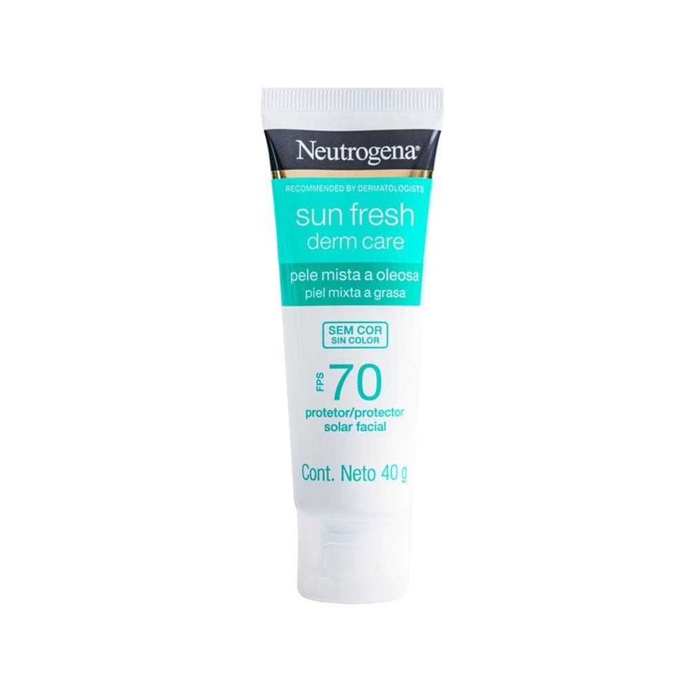 Neutrogena Sun Fresh Protetor Solar Facial para Pele Oleosa Fps 70 40g