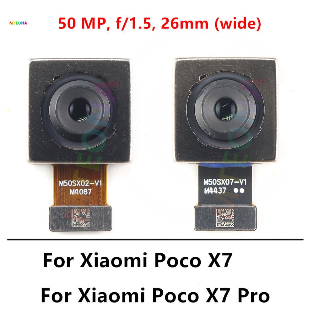 Câmera Traseira Principal De 50MP Para Xiaomi Poco X7/X7 Pro Módulo De Peças De Reparo De Smartphone