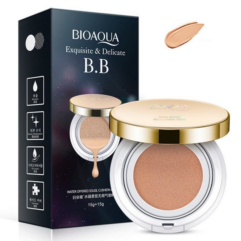 Base De Maquiagem Líquida Bioaqua Para Todos Os Tons De Pele Tom Brilhante Natural-15mL 15g