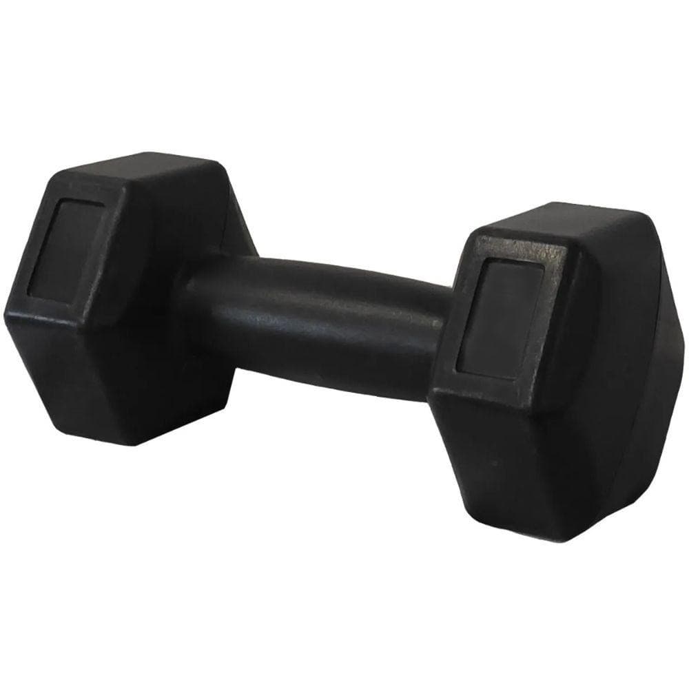 Halter Dumbell Academia Sextavado Bonafit 8kg Preto
