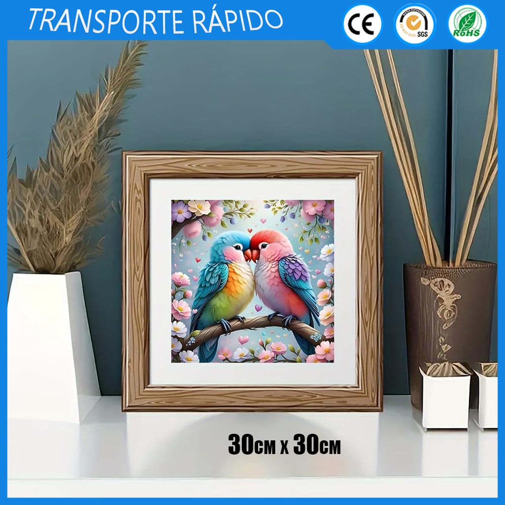 5D quadrado Pintura Diamante 30x30cm cor pena coração sobre Ponto Pintura Diamante Decoração Da Parede Casa