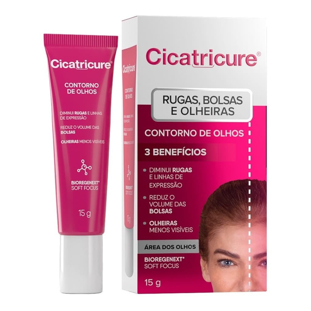 Creme Contorno Olhos Rugas Bolsas Olheiras 15g Cicatricure Tipo De Pele Normal