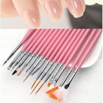 Kit Completo de 15 Pincéis Macrilan: Ferramentas Essenciais para Nail Art!