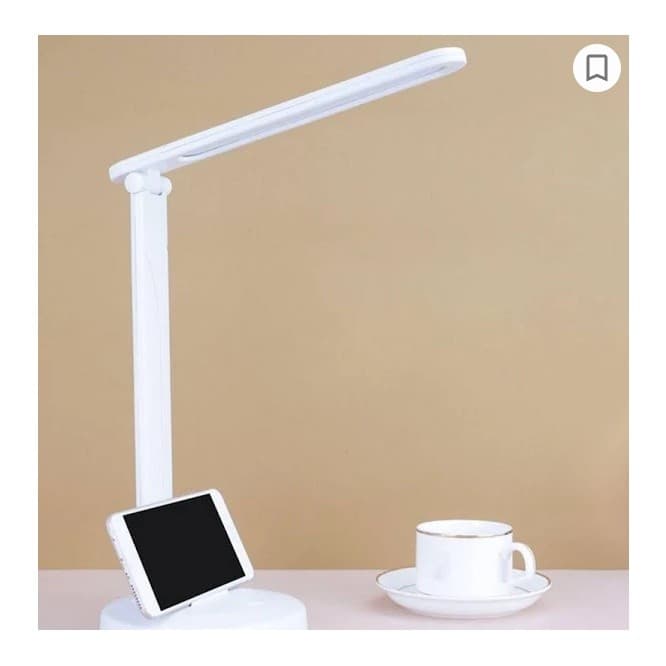 Luminaria mesa touch screen led  versão de plug-in aticulada abajur escritorio leitura 36 leds 3 funçoes