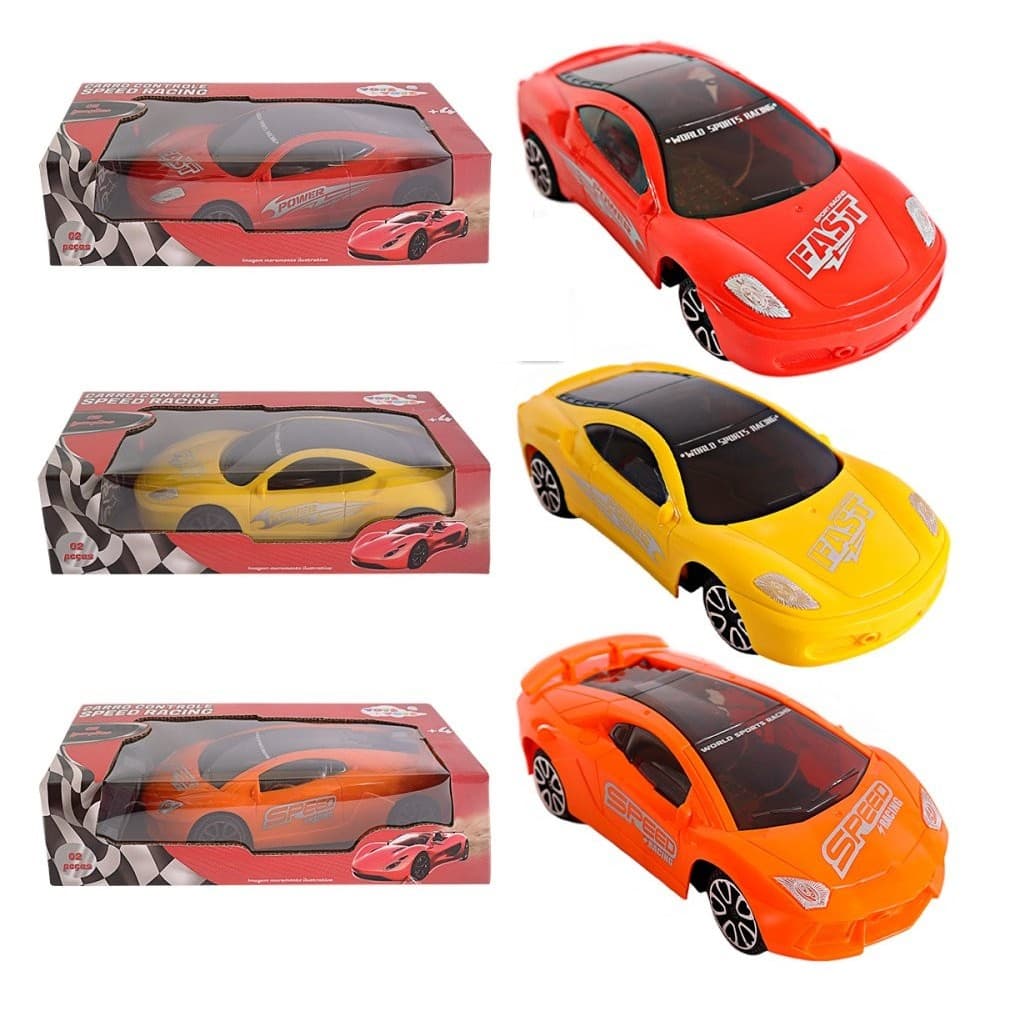 Carrinho Controle Remoto Infantil Racing 2 Funções Diversão