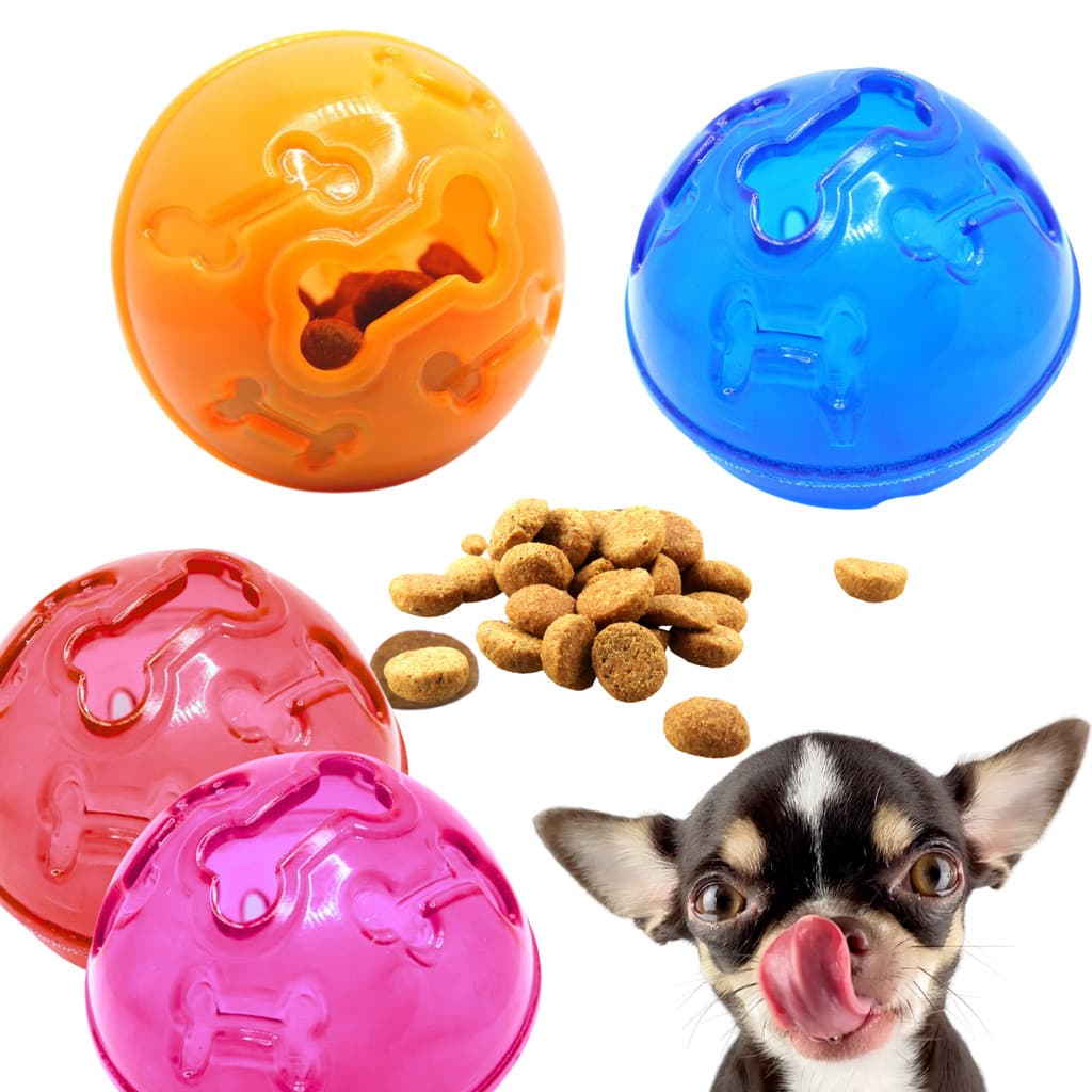 Brinquedo Inteligente Para Cachorro Bola Mordedor C/ Petisco
