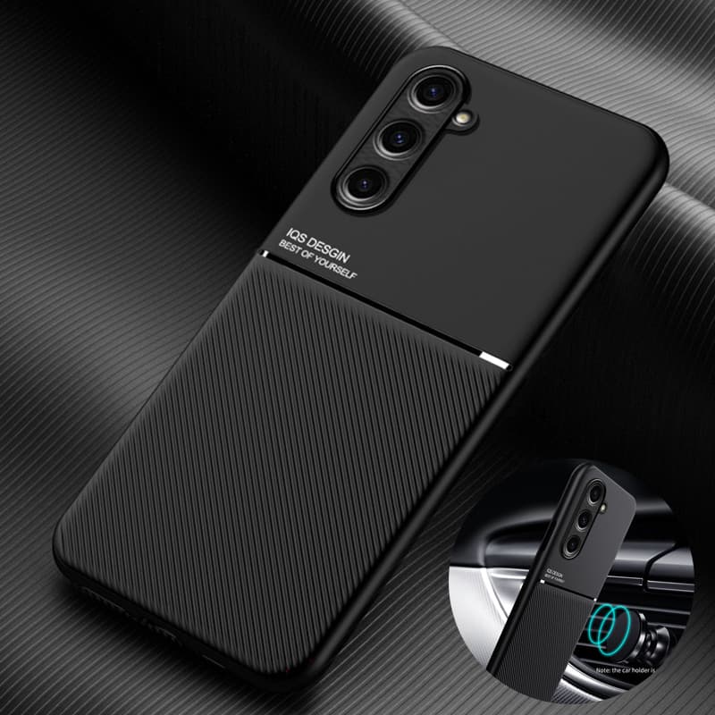 Para Samsung Galaxy M35 M15 A55 A35 A25 A15 Caso De Couro Suporte Do Carro Magnético Casos Telefone M15 5G À Prova De Ch