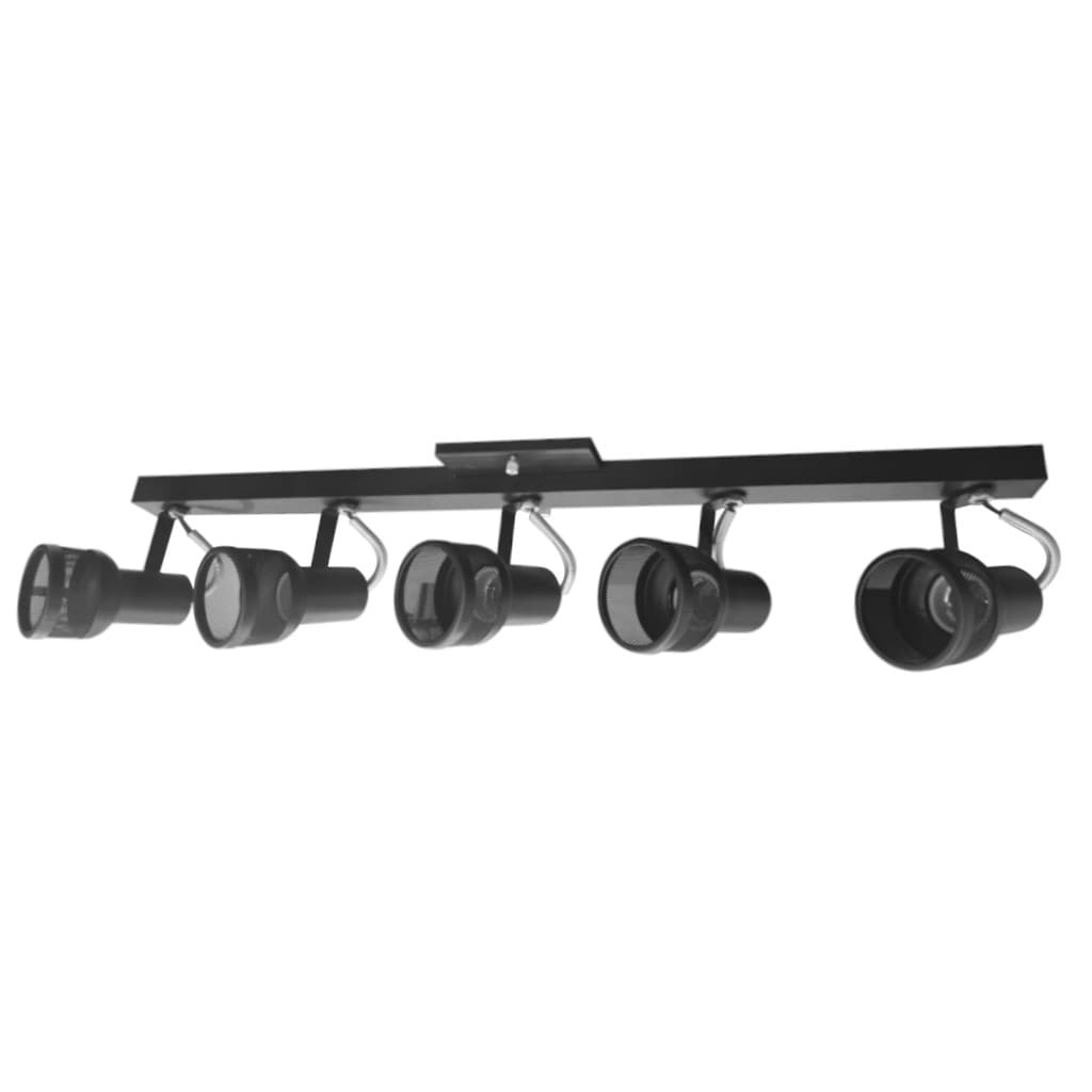 Luminária Spot Direcionável p/ 5 Lâmpadas Alumínio Bocal Porcelana E27
