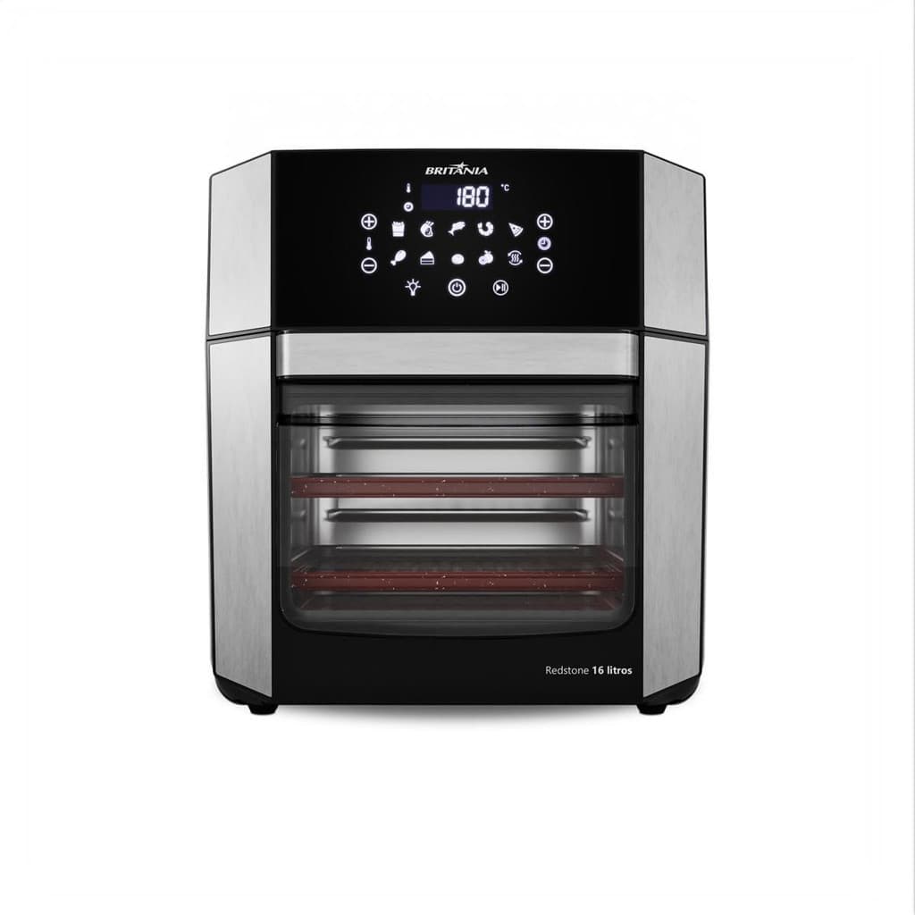 Fritadeira Air Fryer Oven Britânia BAF16A Capacidade 16L Painel Digital 1900W
