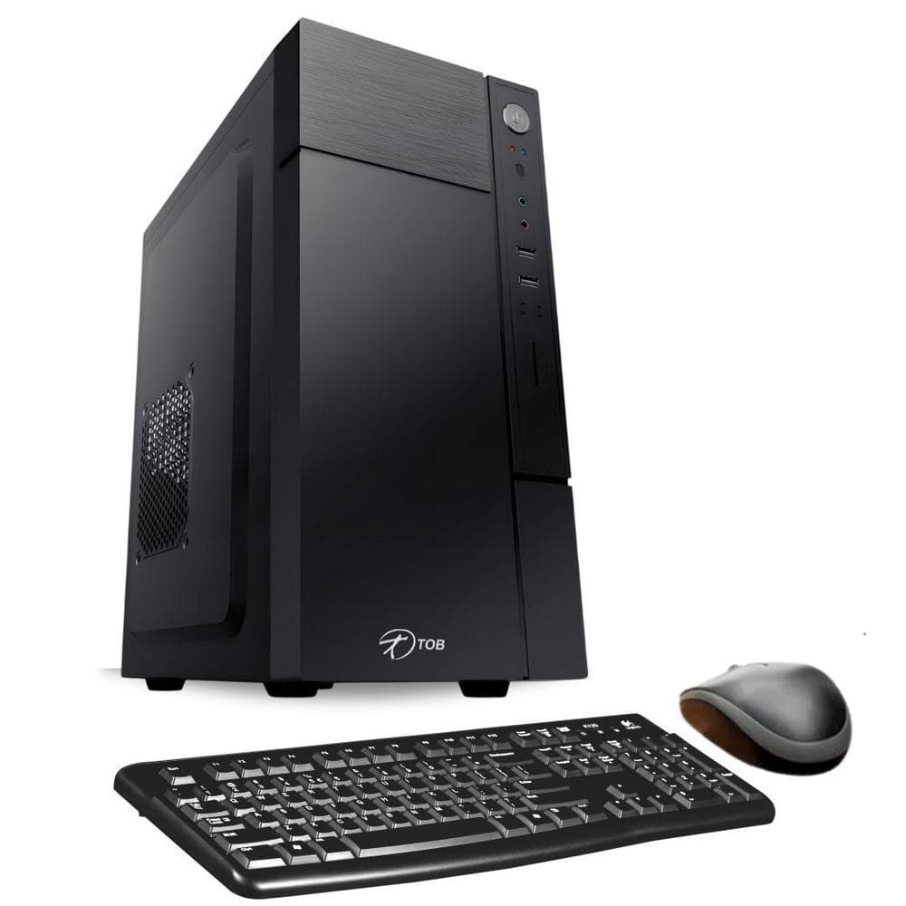 Computador  Intel Core i5 com SSD 480GB Memória 8GB  Teclado e Mouse  Windows 10 Pro Vitalício Desktop PC CPU
