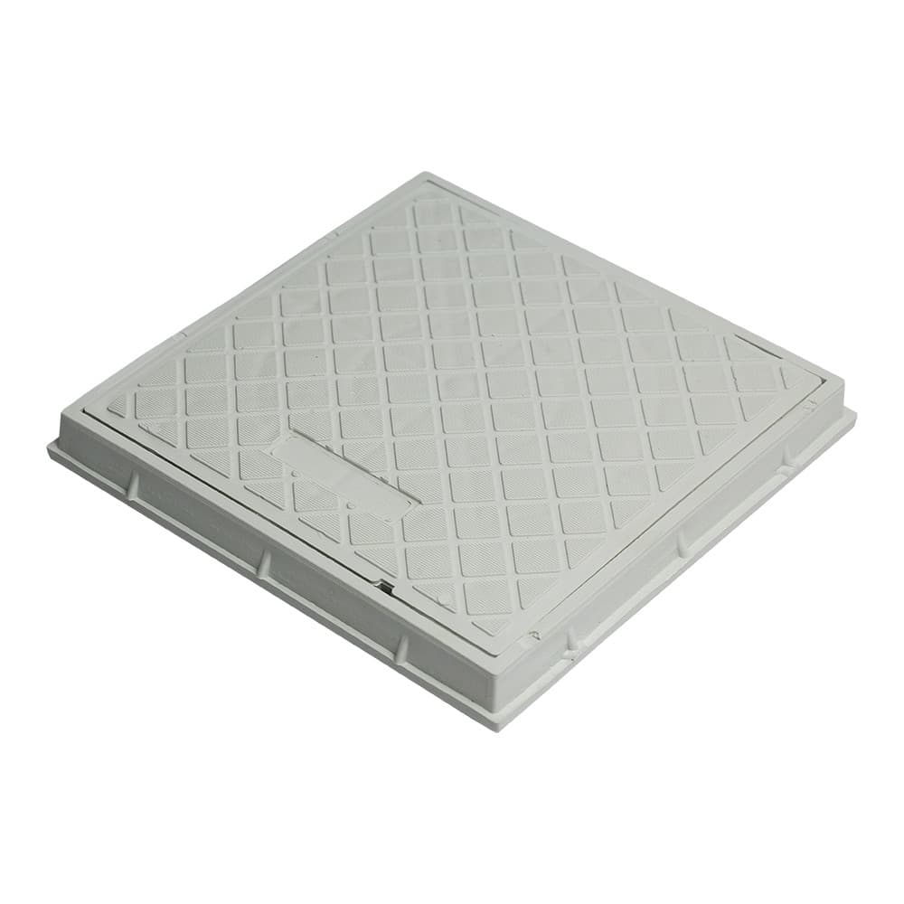 Tampa Pvc Caixa Esgoto 40x40 Gordura Elétrica Branca Simples