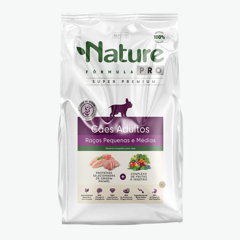 Nature Formula Pro Adulto Rp/rm 2,5kg Alinutri Ração Cães Acima do Peso