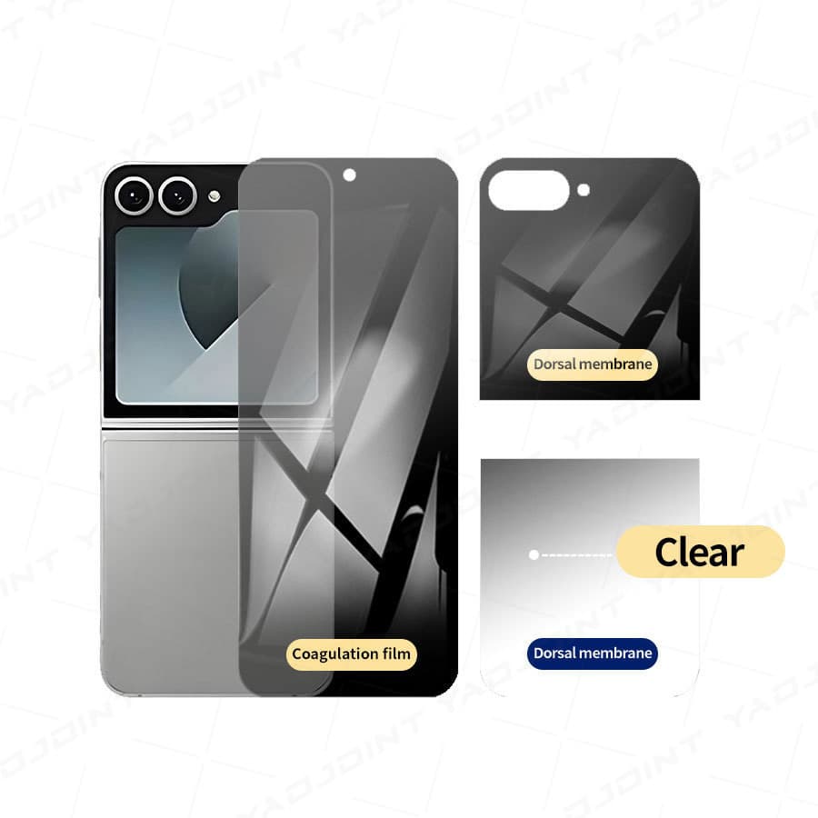 Película de Privacidade para Samsung Galaxy Samsung Galaxy Z Flip 3 4 5 6 7 8 Flexível Pelicula