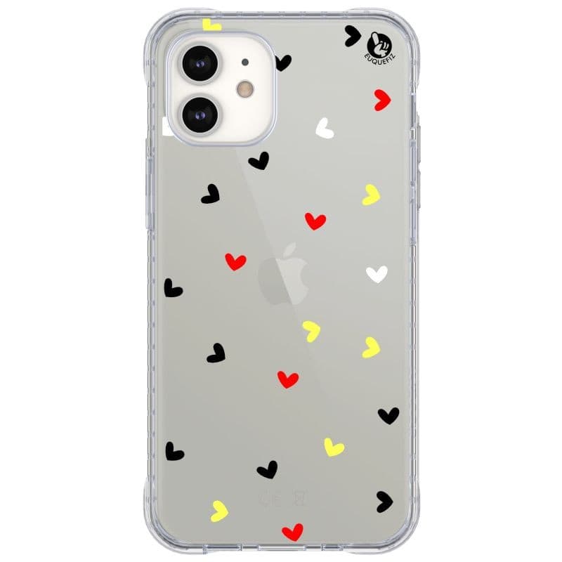 Capinha de Celular Corações Coloridos Diversos celulares