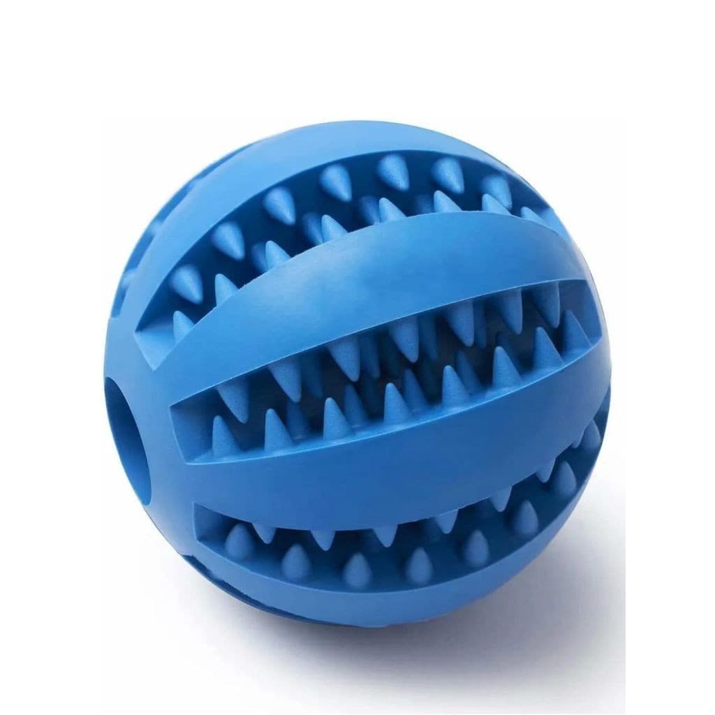 Bola Multifuncional Escova Cachorro Mordedor Porta Petisco Pet Ball Bolinha P: 4,5 cm x 5 cm