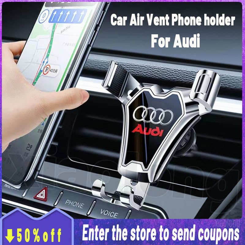 Para Audi Alta Qualidade ABS Multifuncional Suporte De Telefone Carro Ventilação De Ar Do Moda Celular Acessórios