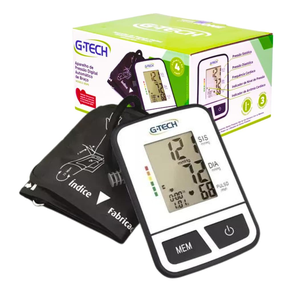 Aparelho Monitor de pressão arterial G-Tech BSP11 ou BSP21