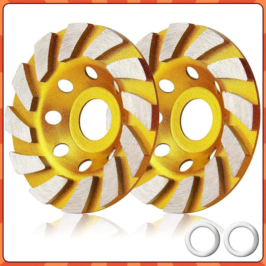 Kit 2 Disco Rebolo Desbaste Diamantado Concreto Mármore