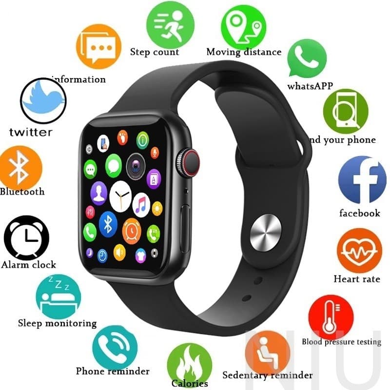 X8 Relógio Inteligente À Prova D'água Bluetooth Chamada Frequência Cardíaca Smartwatch *-&