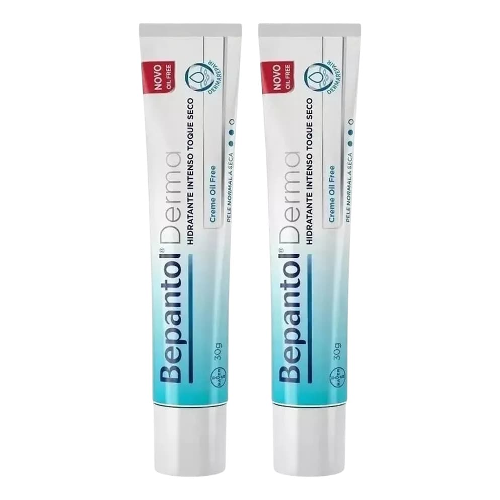 Kit 2x Bepantol Derma Toque-seco Creme Hidrat Intenso 30g Un