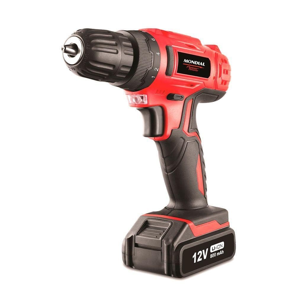 Parafusadeira E Furadeira Mondial Power Tools Fpf-06M Parafusadeira E Furadeira Fpf-06M Bivolt .