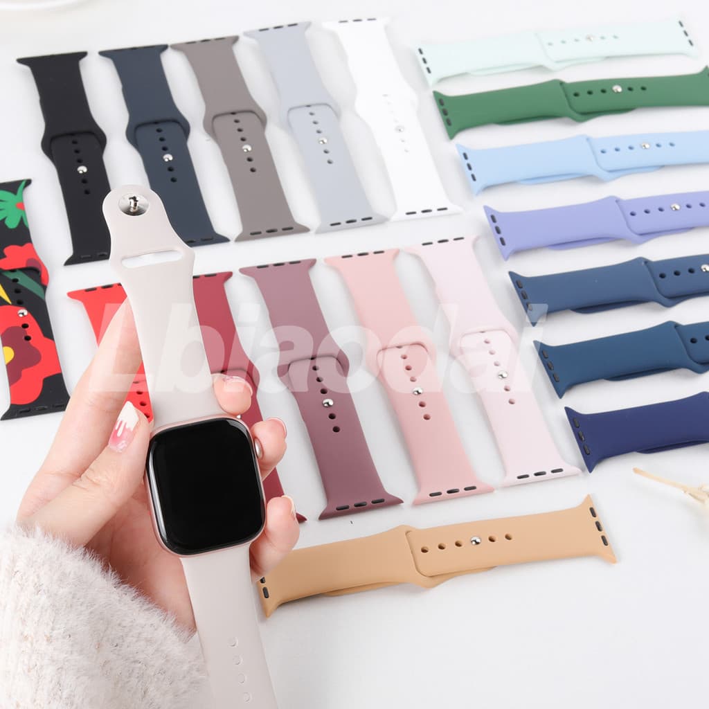 Pulseira de Silicone para Smartwatch IWO Apple Watch Ultra 3 2 Series 11 10 9 8 49mm 46mm 44mm 45mm 41mm 42mm 38mm