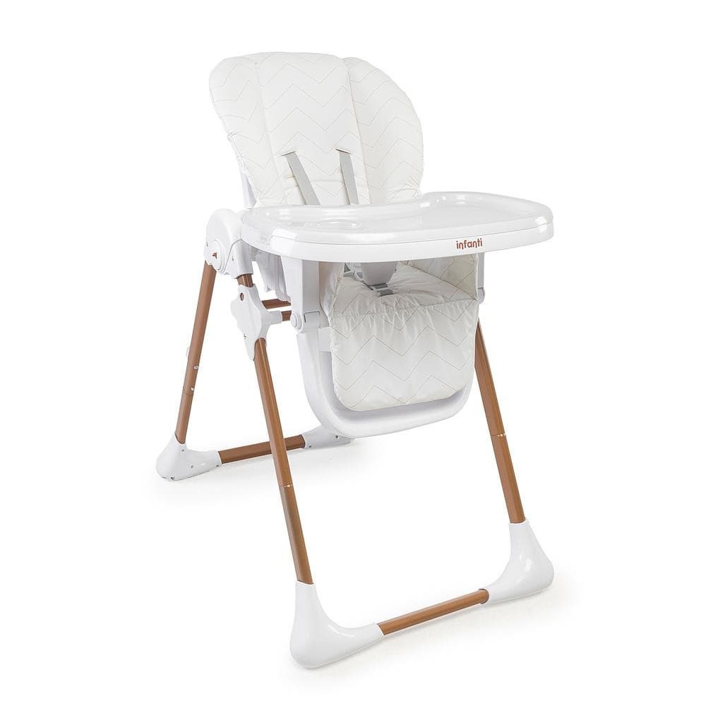 Cadeira de Alimentação Infanti Panacota 6 Meses a 23kg Branco Bronze