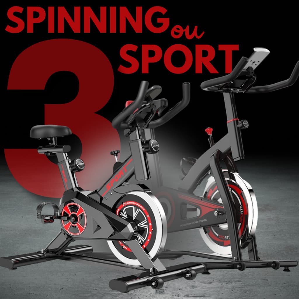 Bike Ergometrica Bicicleta Spinning Academia Bike Ergométrica Alta Performance – NK7008