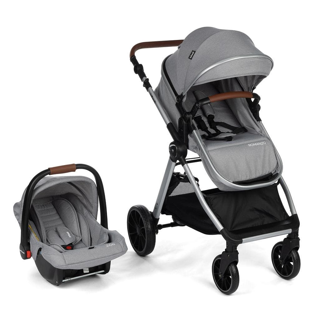 Carrinho de Bebê Com Bebê Conforto Romanzo Infanti Moisés 0-15kg Reversível