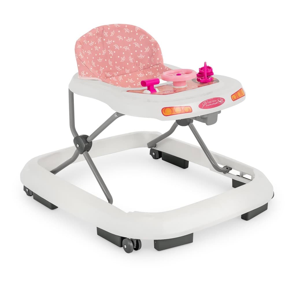 Andador Bebê Tutti Baby Princesa Rosa com Centro Atividades