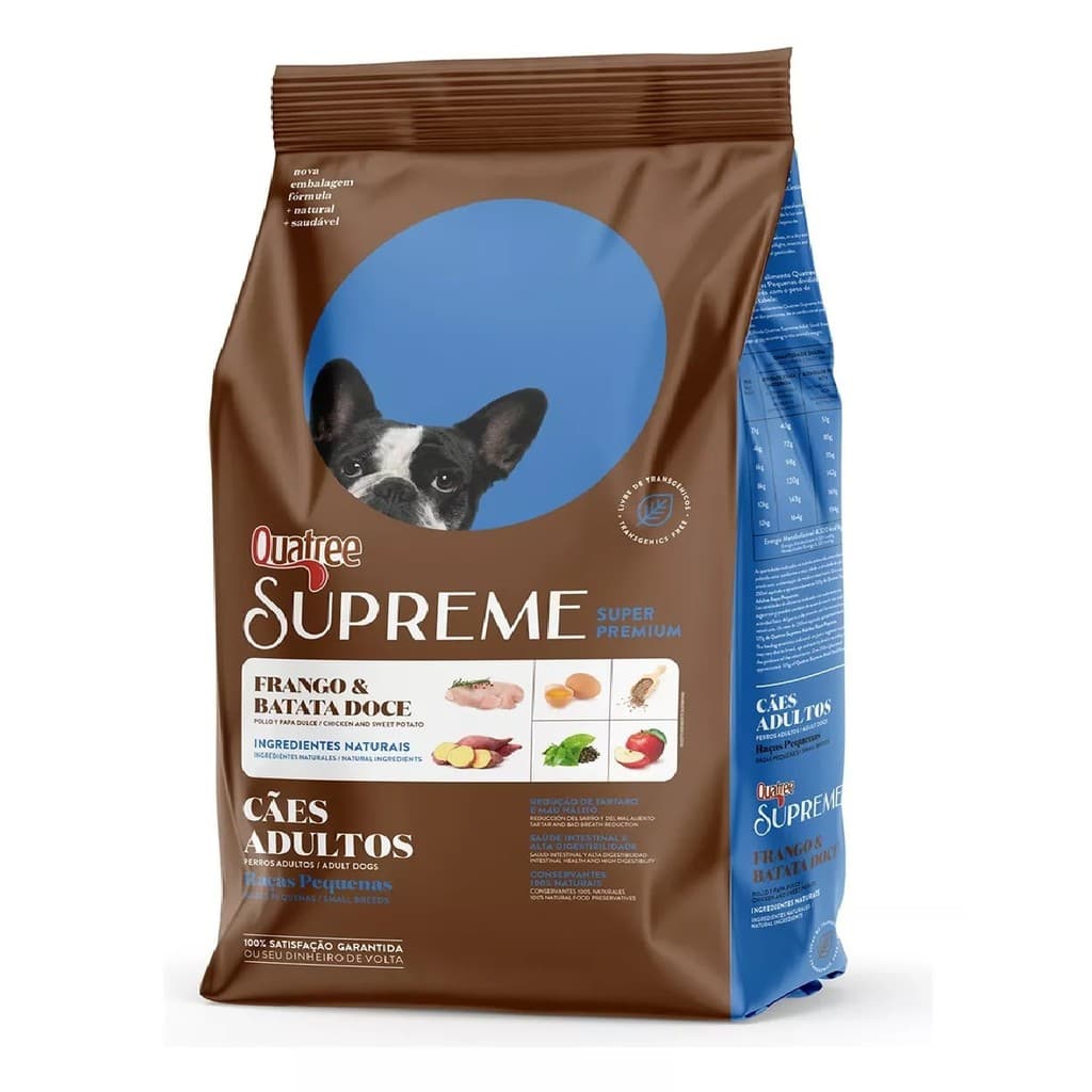 Ração Cachorros Adultos Quatree Supreme Raças Pequenas 10kg