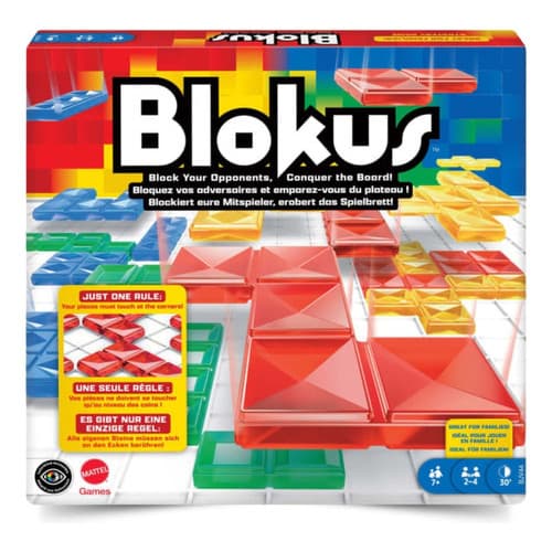 Jogo De Tabuleiro Blokus Tetris Para Família E Amigos Mattel
