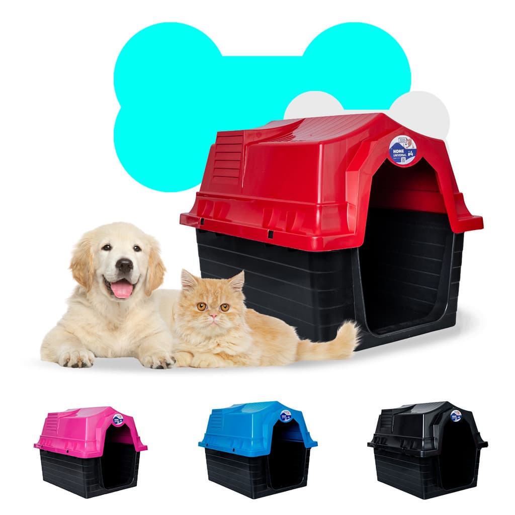 Casinha para Cães Unishop Modelo N 4 com Proteção Contra Raios UV