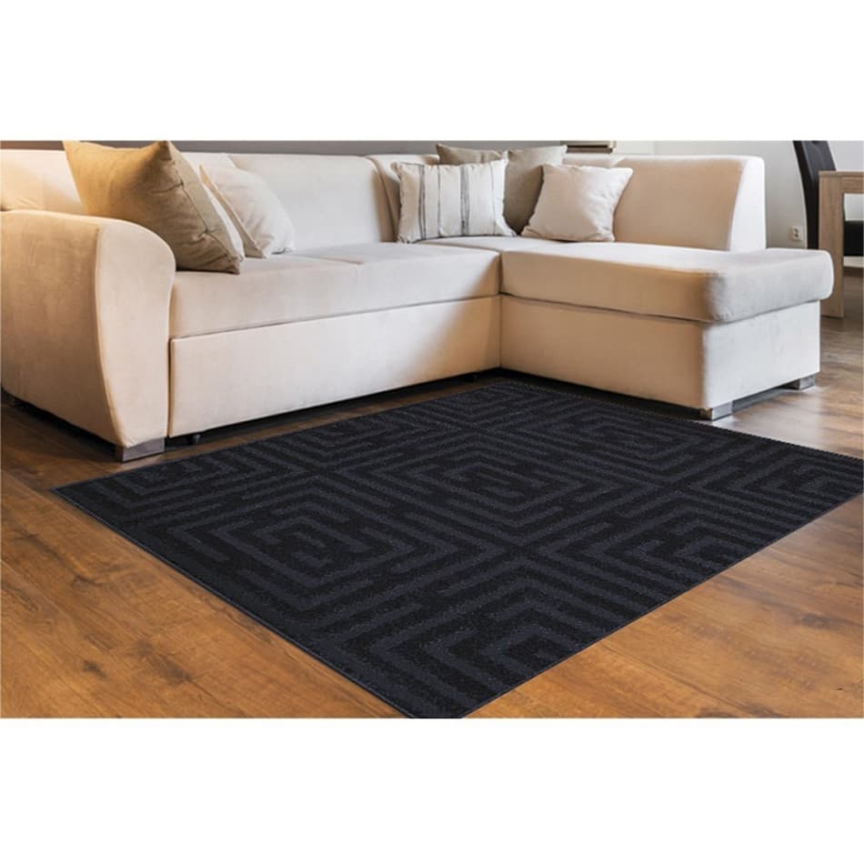 Tapete Sala Quarto Luxo 150X100 Antiderrapante Realce